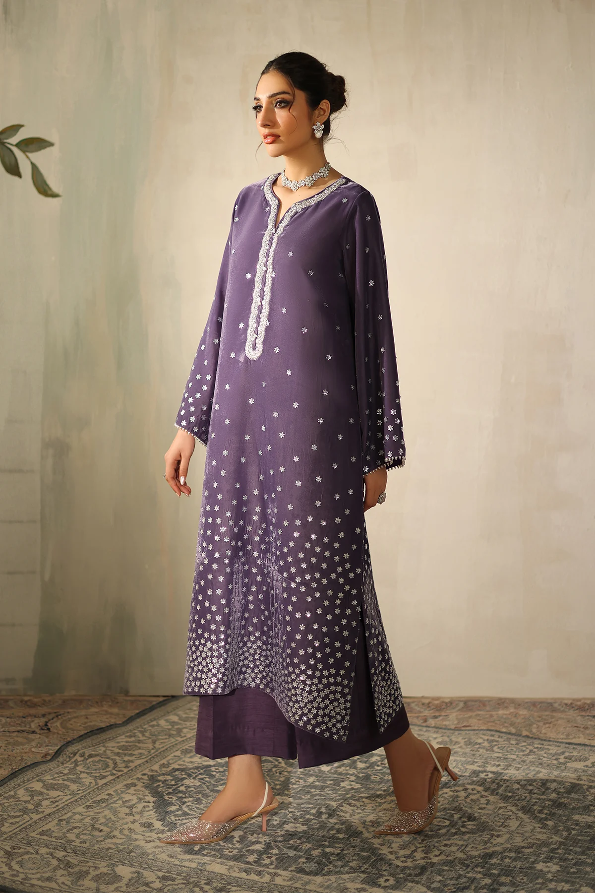 EMBROIDERED VELVET PR-1226 - Image 8