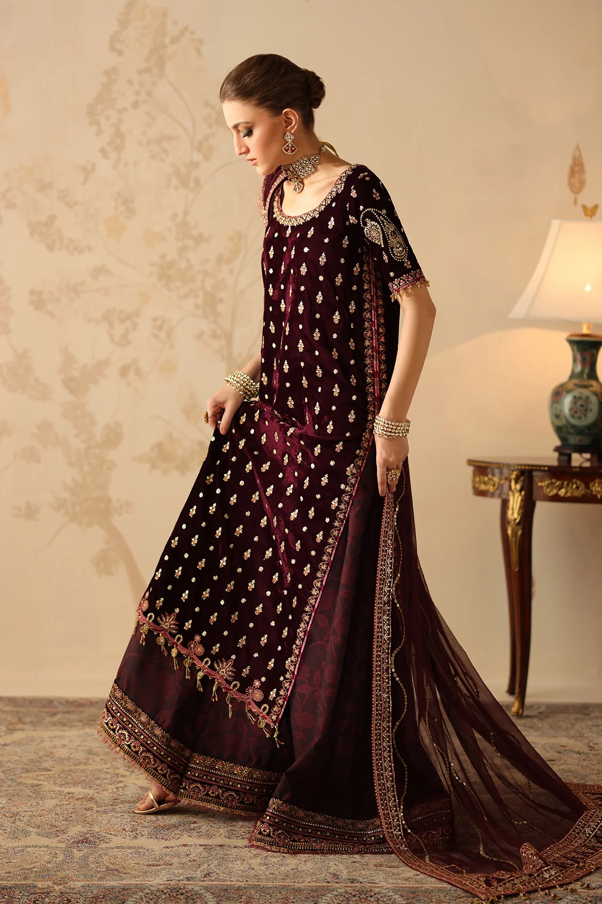 EMBROIDERED VELVET SF-4313 - Image 3