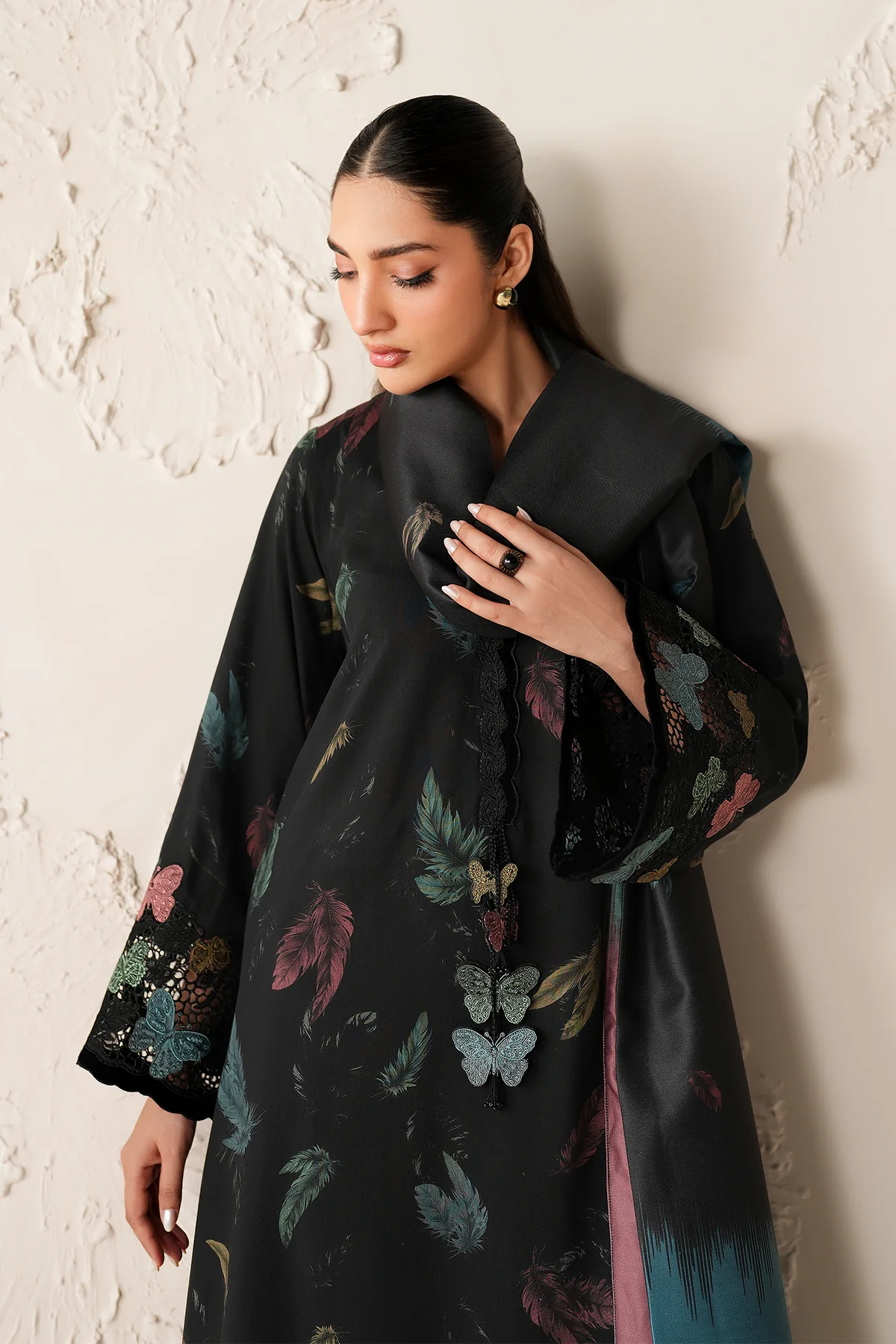 EMBROIDERED VISCOSE SILK UF-4308 - Image 4