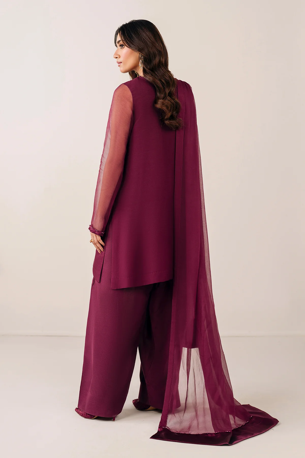 PLAIN CHIFFON DUPATTA 58 - Image 2