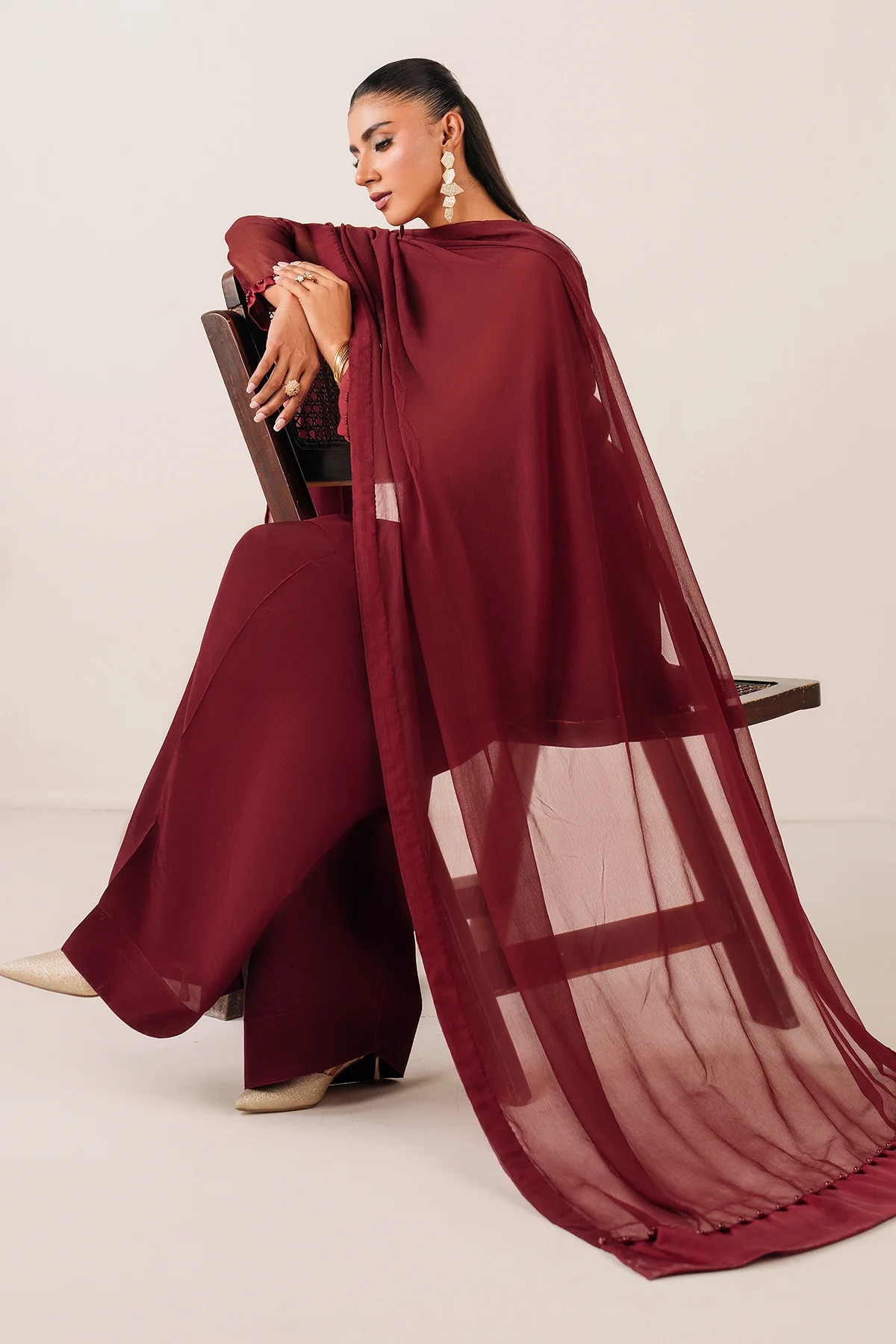 PLAIN CHIFFON DUPATTA 63 - Image 3