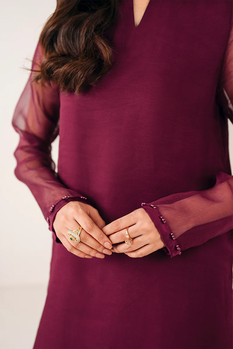 PLAIN CHIFFON SHIRT PR-1114 - Image 3