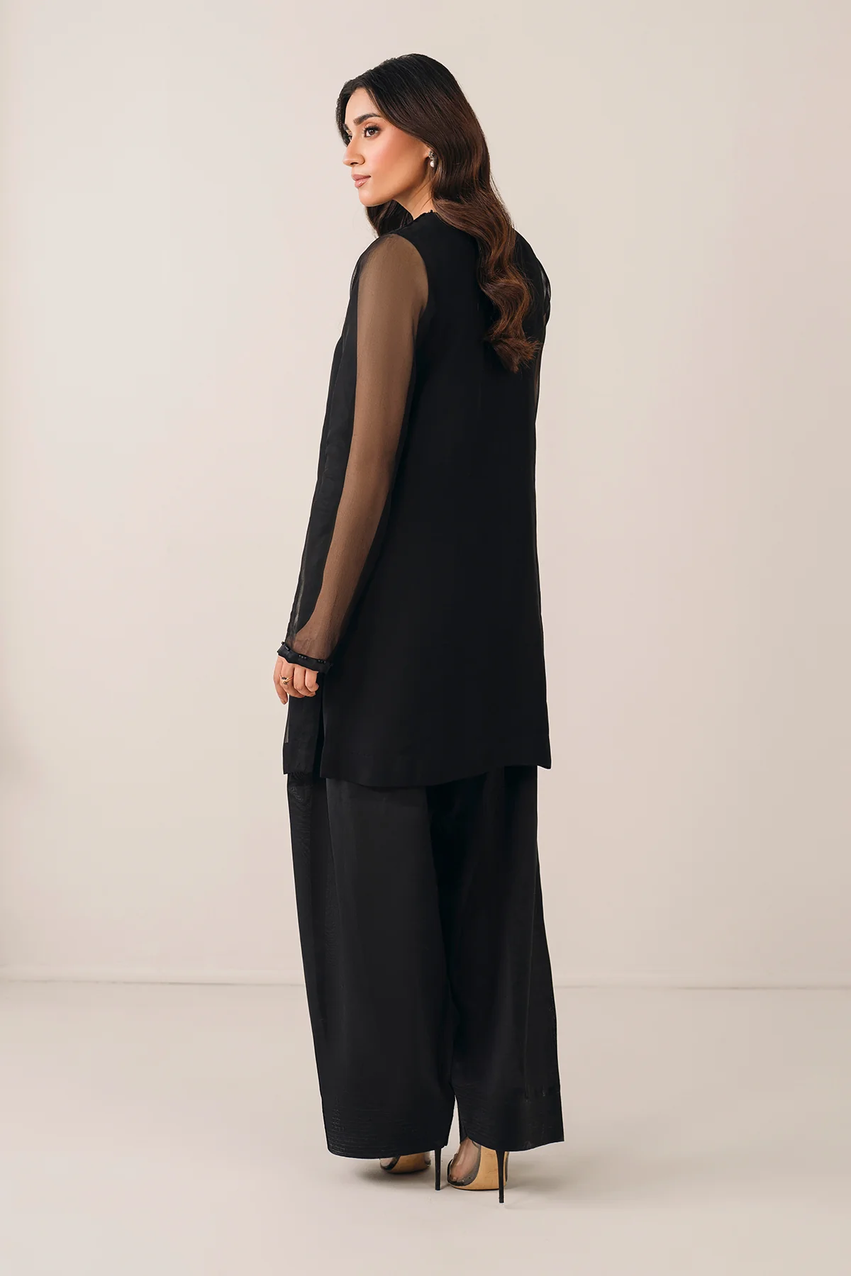 PLAIN CHIFFON SHIRT PR-1115 - Image 3
