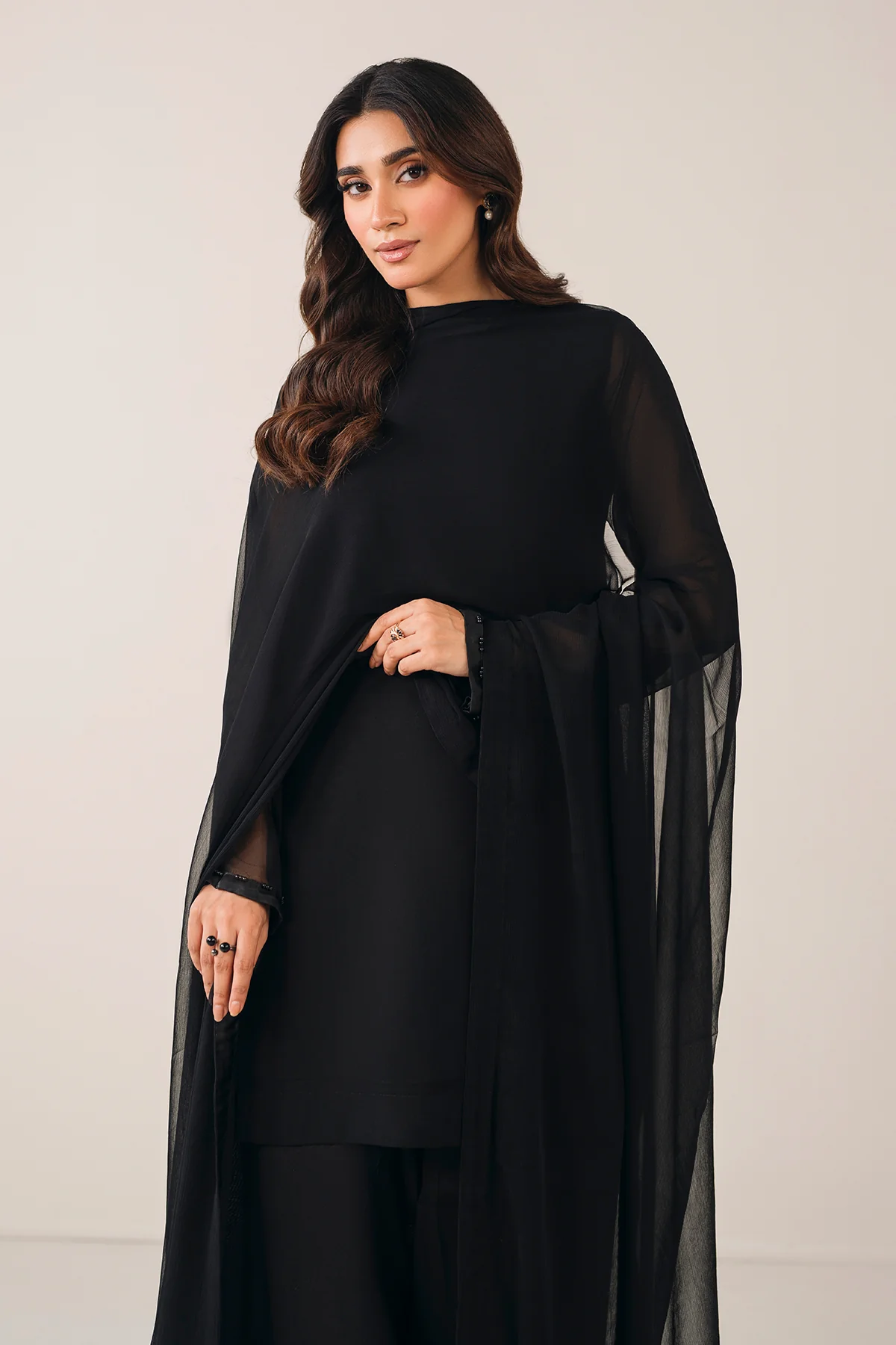 PLAIN CHIFFON SHIRT PR-1115 - Image 4
