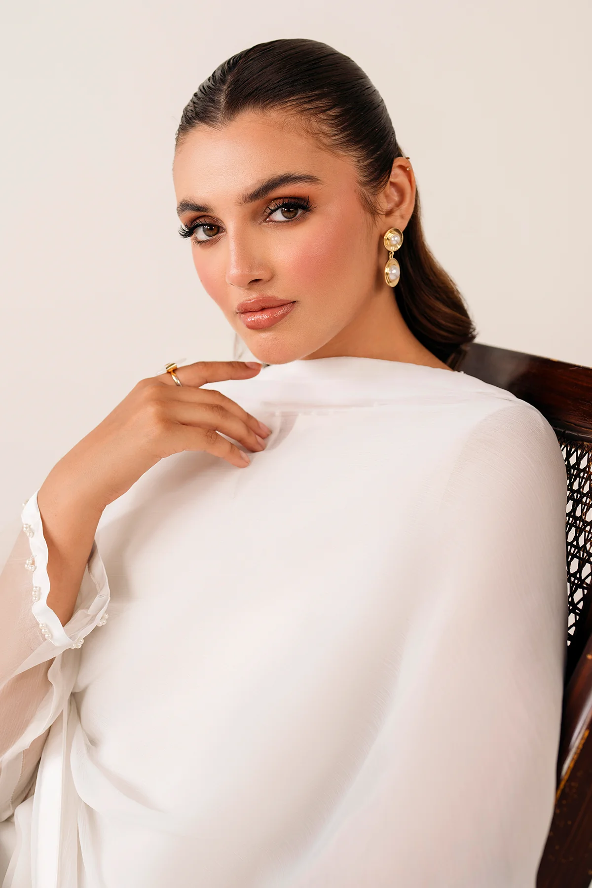 PLAIN CHIFFON SHIRT PR-1117 - Image 3