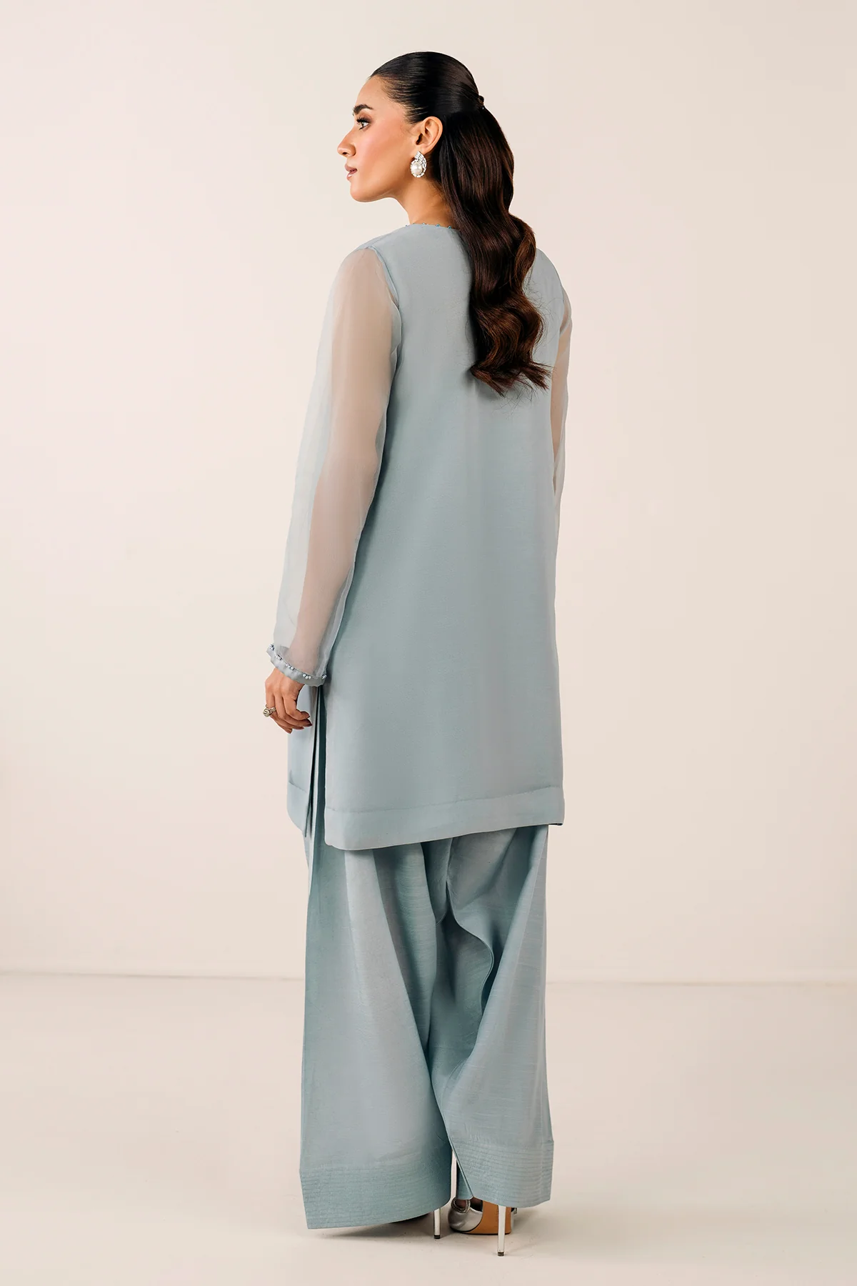 PLAIN CHIFFON SHIRT PR-1118 - Image 2