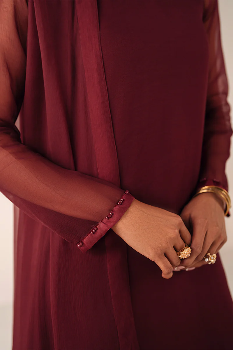 PLAIN CHIFFON SHIRT PR-1119 - Image 4