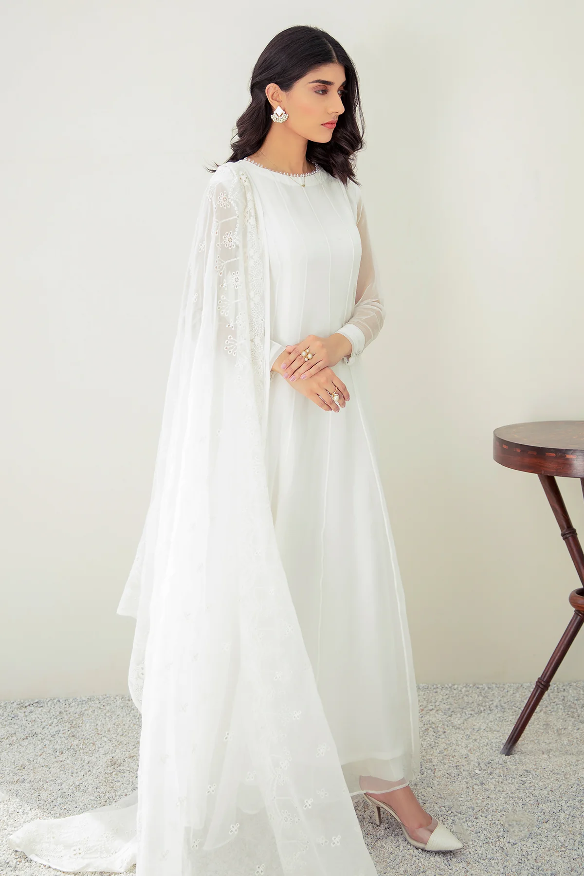 PLAIN CHIFFON FROCK PR-578 - Image 4