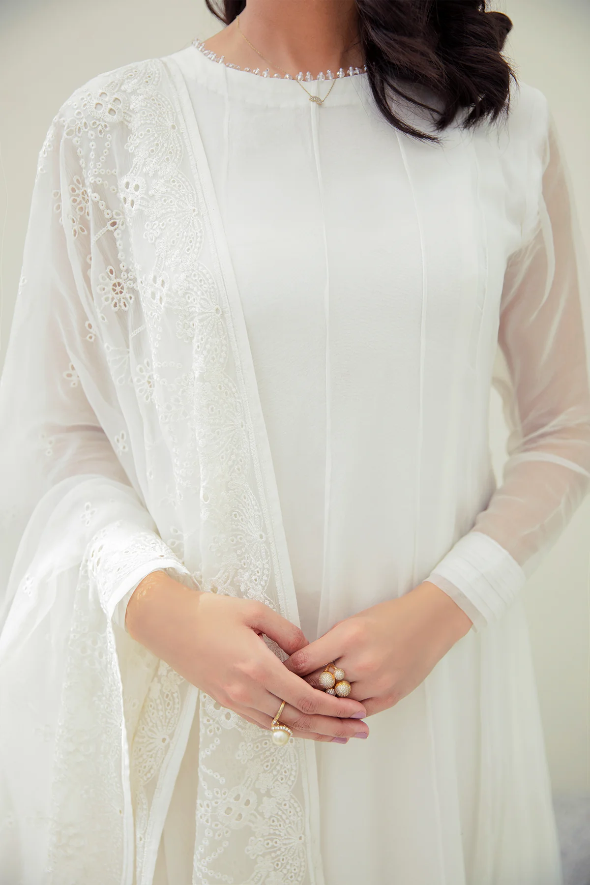 PLAIN CHIFFON FROCK PR-578 - Image 5