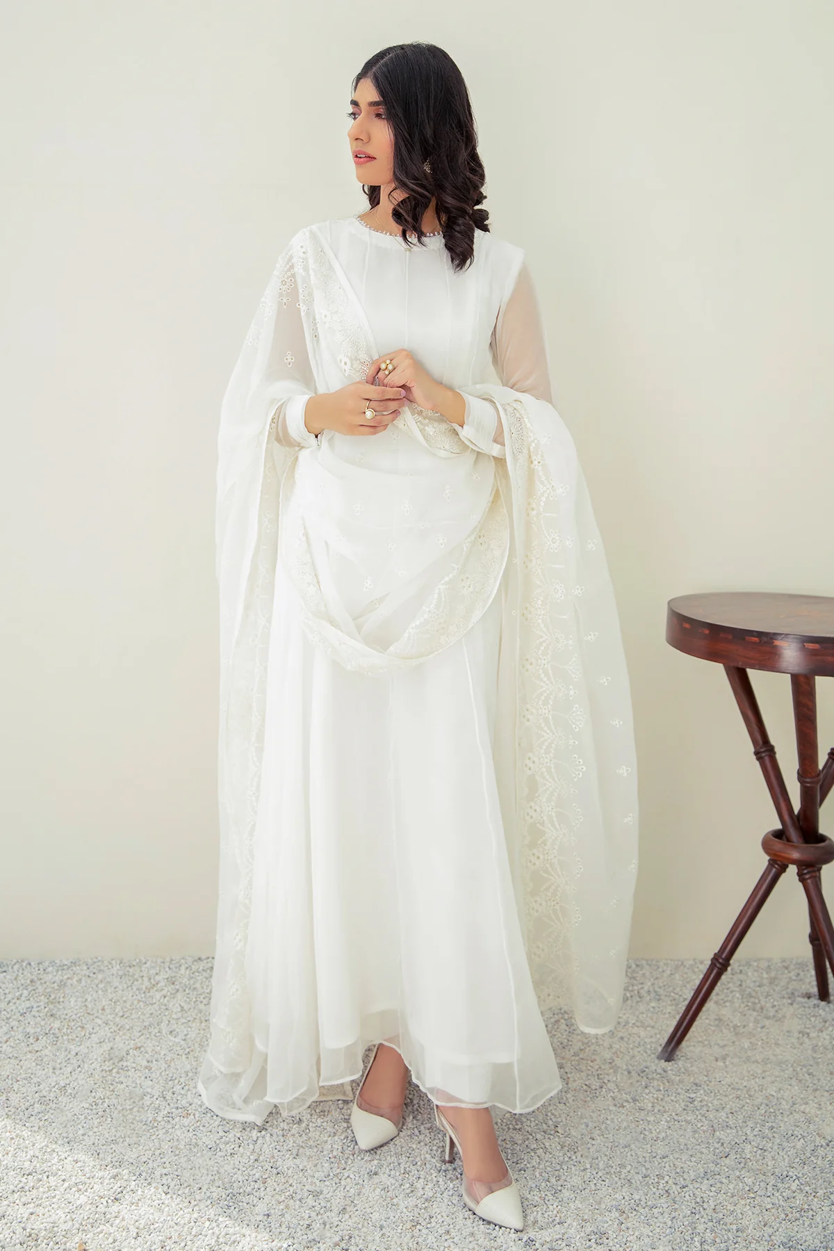 PLAIN CHIFFON FROCK PR-578 - Image 6