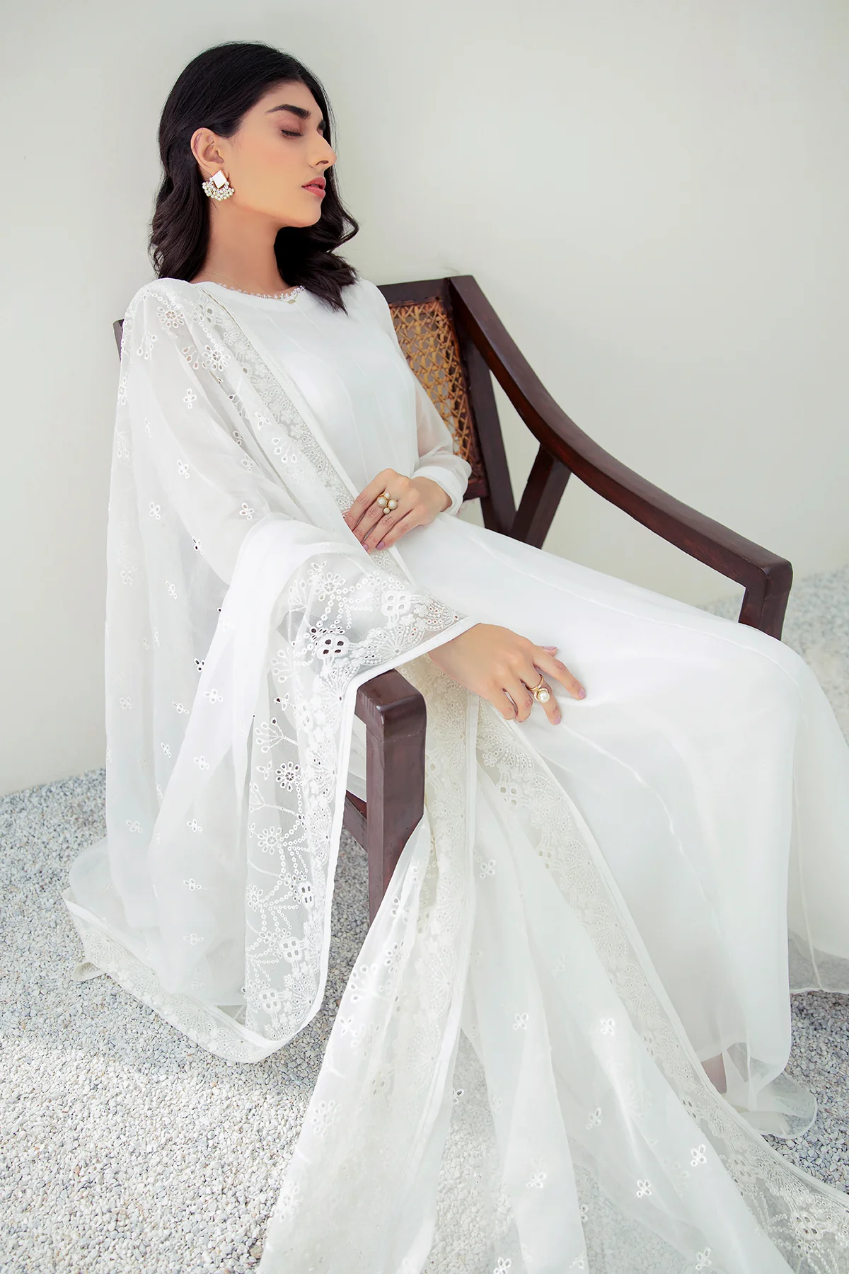 PLAIN CHIFFON FROCK PR-578 - Image 7