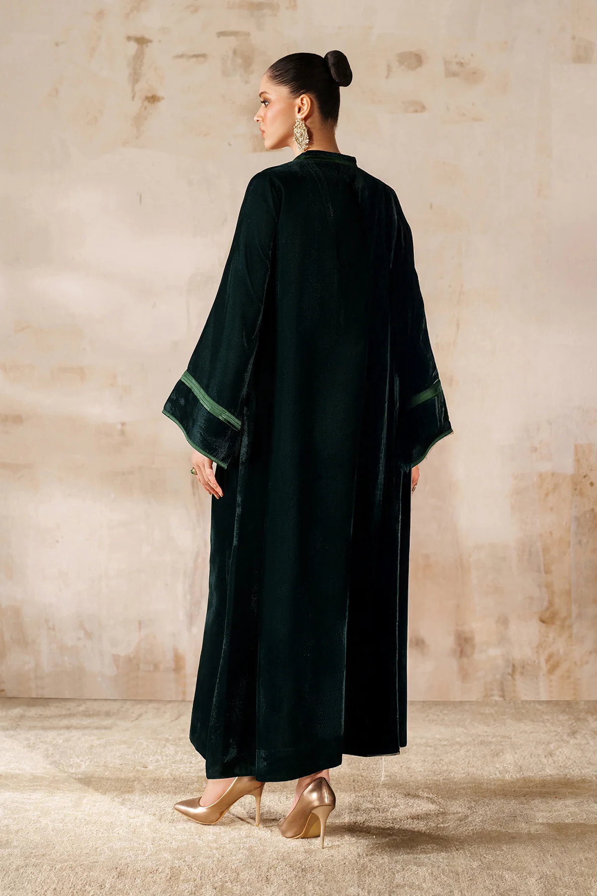 SOLID VELVET SUIT EN-1214 - Image 2