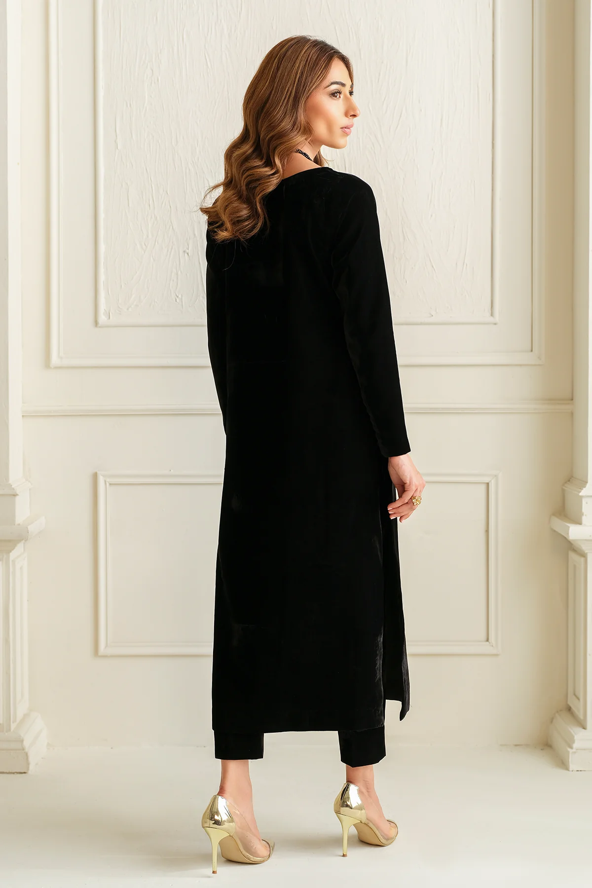 SOLID VELVET SUIT PR-1010 - Image 2