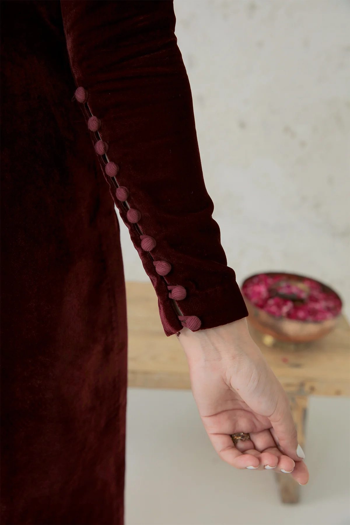 SOLID VELVET SUIT  PR-704 - Image 3