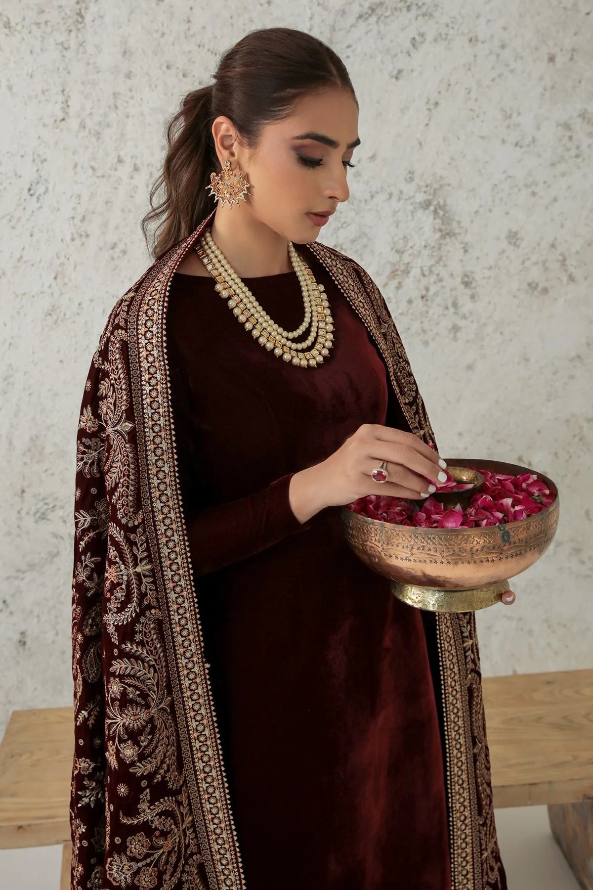 SOLID VELVET SUIT  PR-704 - Image 4