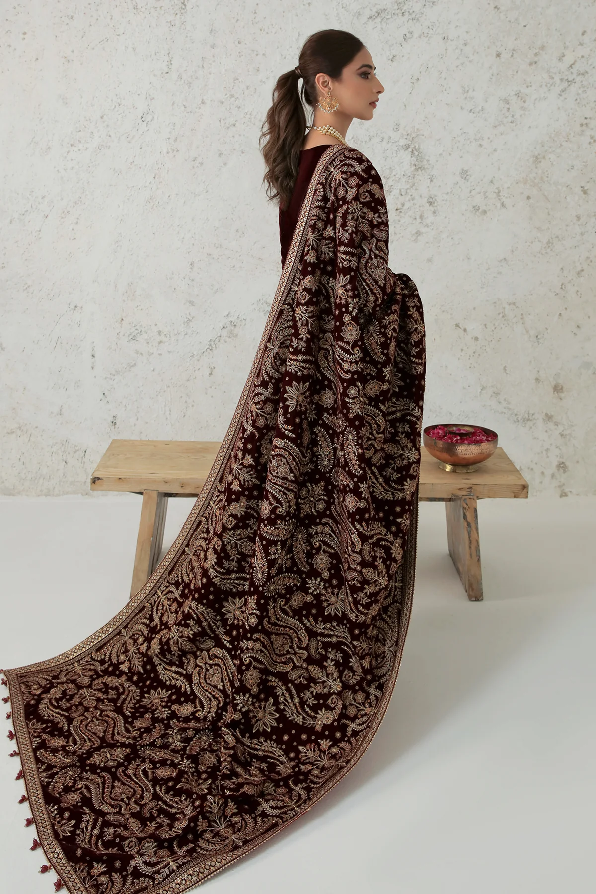 SOLID VELVET SUIT  PR-704 - Image 5