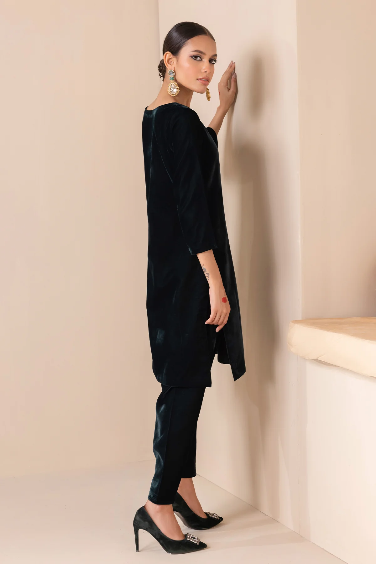 SOLID VELVET SUIT  PR-852 - Image 3